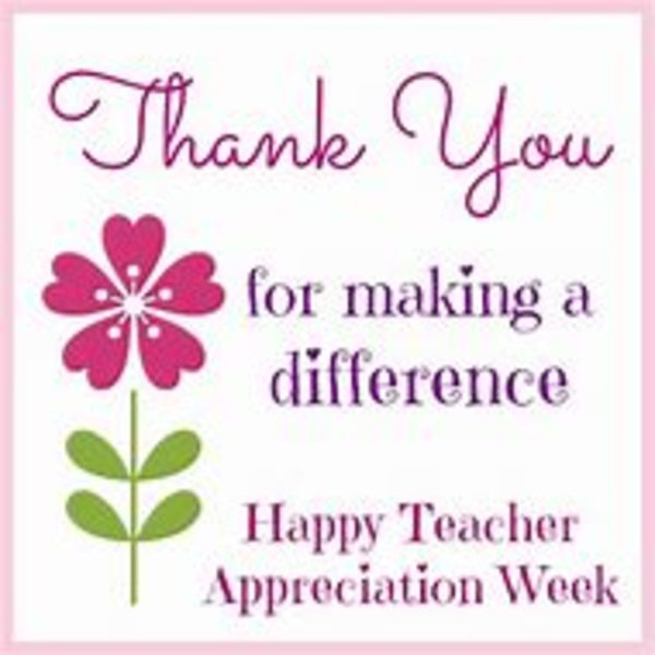 teacher appreciation week